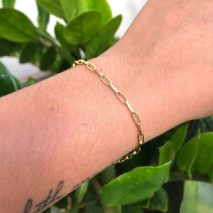 Pulseira Malha Cartier 21cm Ouro 18k