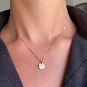 Corrente Veneziana Branca Ouro 18k