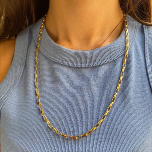 Corrente Cartier 60cm Ouro 18k