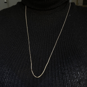 Corrente Cartier Cadeado Fininha Ouro 18k