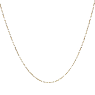 Corrente 3x1 Masculina Fina 60cm Ouro 18k
