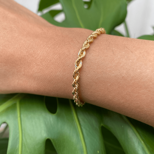 Pulseira Cordão Baiano Ouro 18k