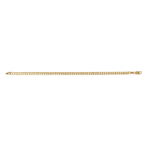Pulseira Groumet com 21cm em Ouro 18k