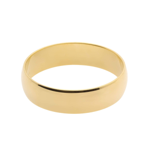 Aliança Redonda e Lisa 4.7mm Ouro 18k