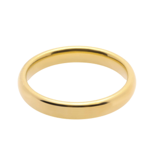 Aliança Comfort Anatômica 3.8mm Ouro 18k