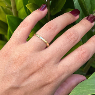 Aliança Lisa Fina de 2.50mm Ouro 18k