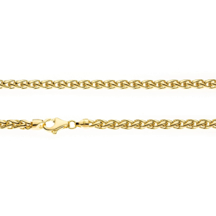 Corrente Malha Palmeira Fininha Ouro 18k