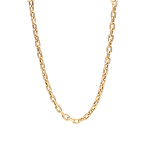 Corrente Cartier Cadeado Grossa 62cm Ouro 18k