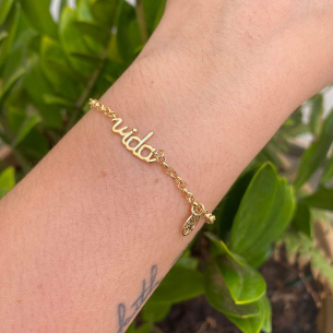 Pulseira Portuguesa Vida Ouro 18k
