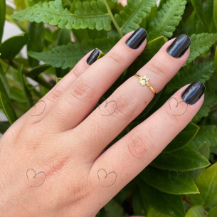 Anel Patinha Falange Ouro 18k