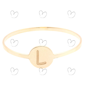 Anel Chapinha L Ouro 18k