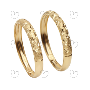 Anel Par de Aparador Diamantado com Estrela Ouro 18k