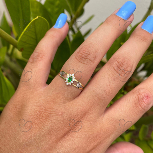 Anel Formatura Navete Fisioterapia Ouro 18k