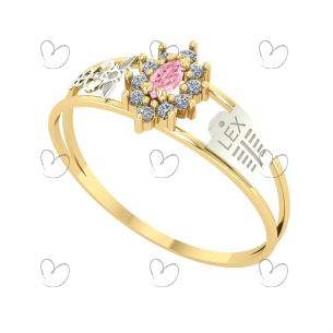 Anel Formatura Navete Ciências Contábeis Ouro 18k