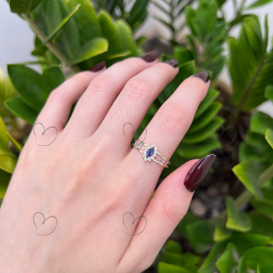 Anel Formatura Navete Grande Psicologia Ouro 18k