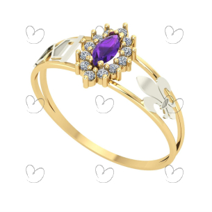 Anel Formatura Navete Grande História Ouro 18k