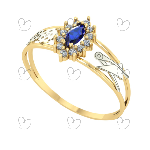 Anel Formatura Navete Grande Engenharia Mecânica Ouro 18k