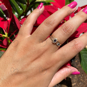 Anel Formatura Gota Psicologia Ouro 18k