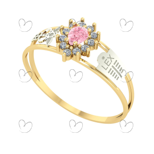 Anel Formatura Gota Ciências Contábeis Ouro 18k