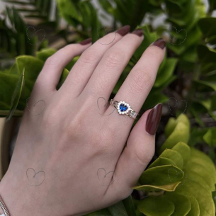 Anel Formatura Pedagogia Coração Pequeno Ouro 18k