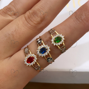 Anel Formatura Oval Grande Engenharia Elétrica Ouro 18k