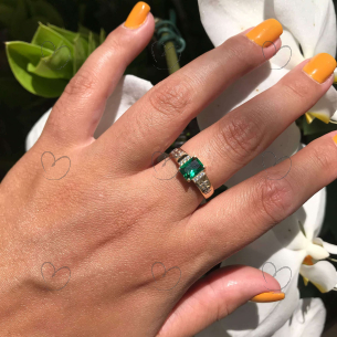 Anel Formatura Retangular Medicina Ouro 18k