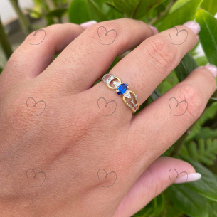 Anel Formatura Oval Psicologia Ouro 18k