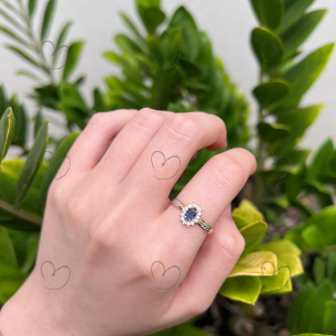 Anel de Formatura Oval Aro Inteiro Engenharia Elétrica Ouro 18k