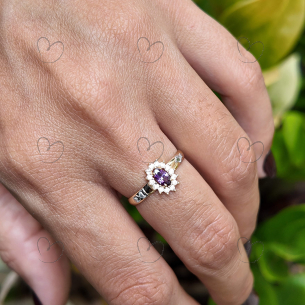 Anel de Formatura Oval Aro Inteiro História Ouro 18k