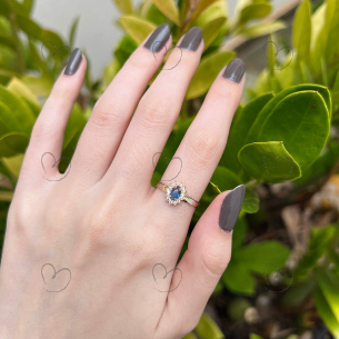 Anel de Formatura Oval Aro Inteiro Psicologia Ouro 18k