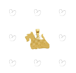 Pingente Pet York Shire Ouro 18k