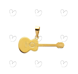 Pingente Violão Ouro 18k