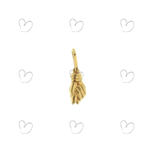 Pingente Figa da Sorte Grande Ouro 18k