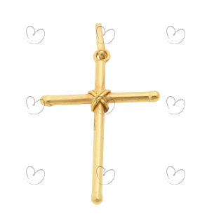 Pingente Cruz 17mm x 24mm Ouro 18k