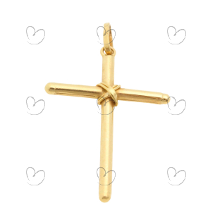 Pingente Cruz 20mm x 28mm Ouro 18k