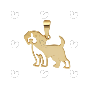 Pingente Pet Beagle Ouro 18k