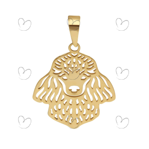 Pingente Pet Poodle Ouro 18k