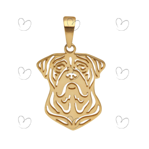 Pingente Pet Mastiff Ouro 18k