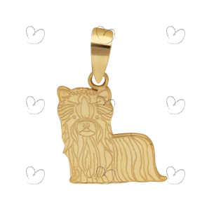 Pingente Pet Yorkshire Ouro 18k