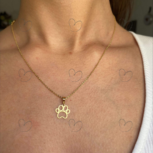Pingente Patinha Vazada Ouro 18k