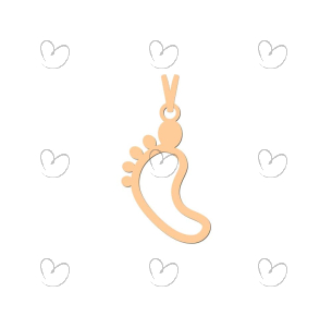 Pingente Pezinho Grande Ouro 18k