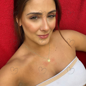 Pingente Fé Vazado Ouro 18k