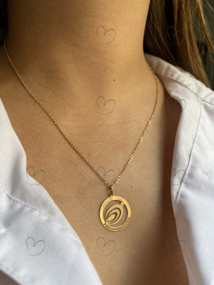 Pingente Profissão Psicopedagoga Ouro 18k