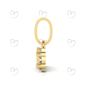 Pingente Laço com Zircônia Ouro 18k