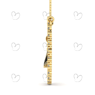 Gargantilha Nossa Senhora Aparecida com Veneziana Ouro 18k