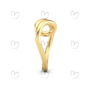 Pingente Coração com Diamante Ouro 18k