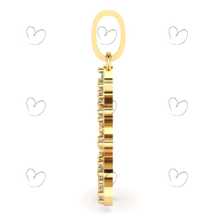 Pingente Redondo Nossa Senhora Aparecida Ouro 18k
