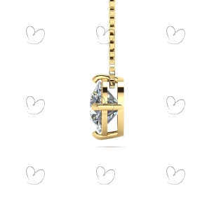 Gargantilha Ponto de Luz 5.5mm Zircônia Ouro 18k