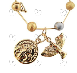 Pulseira Desatadora de Nós 5mm de Fio Bicolor 18cm Ouro 18k