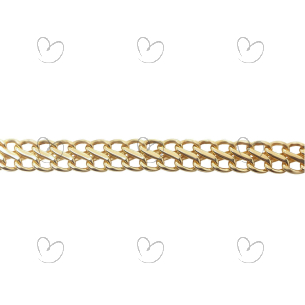 Pulseira Lacraia Grande 19cm Ouro 18k